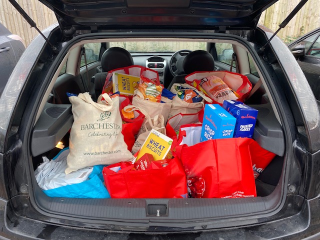 Donation from Upton Bay Care Home to Moor Community Food Store